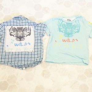 3Pommes set of 2 shirts 6mths
